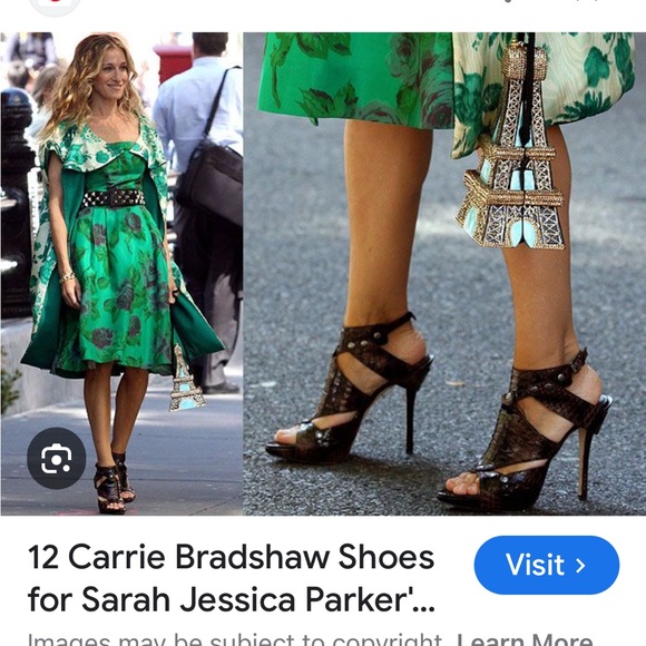 Dior “Carrie” heels. Black size 38. Good condition. Could use new heel caps. - Picture 2 of 5
